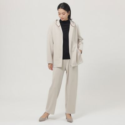 【Ｌ】【シーズンレスに活躍！】【マシンウォッシャブル】ダンボールニットカーブパンツ（Ｕ７Ｒ０３５１０＿＿）