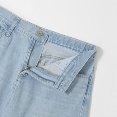 【Ｌ】【ウォッシャブル】カーブデニムパンツ（Ｕ７Ｒ０６５２４＿＿）