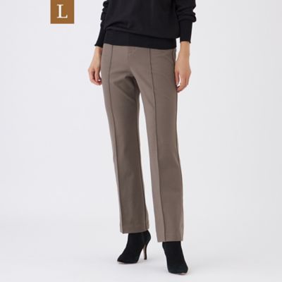 【送料無料】EVEX BY KRIZIA L (Women/大きいサイズ)/エヴェックス バイ クリツィアL【マシンウォッシャブル・保温性・吸湿発熱】デュアルウォームセミフレアパンツ(U7R06646__) チャ55L パンツ・ズボン【三越伊勢丹/公式】