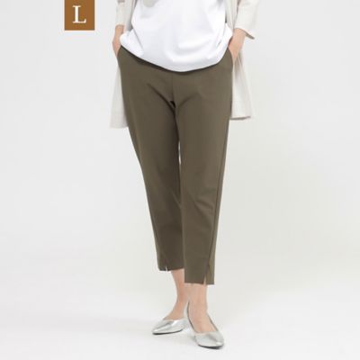 【Ｌ】【接触冷感】【吸水速乾】【ＵＶ対策】【ウォッシャブル】トリコットリブパンツ（Ｕ７Ｒ０９３８５＿＿）