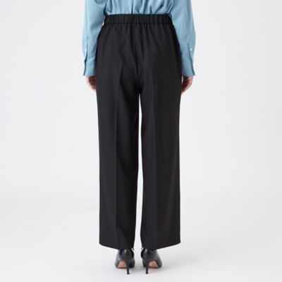 L】【マシンウォッシャブル】ブラッシュドストレートパンツ