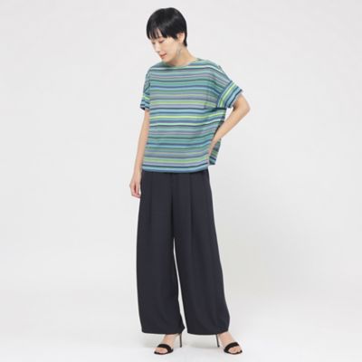 【Ｌ】【接触冷感】【吸水速乾】【ＵＶ対策】【ウォッシャブル】ｋｉｒｅｒｉワイドパンツ（Ｕ７Ｒ１１５３７＿＿）