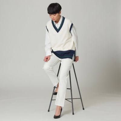 ◆◆＊Ｗｉｎｇｓ掲載＊【Ｌ】【ウォッシャブル】ストレッチストレートデニムパンツ（Ｕ７Ｒ２０１１０＿＿）