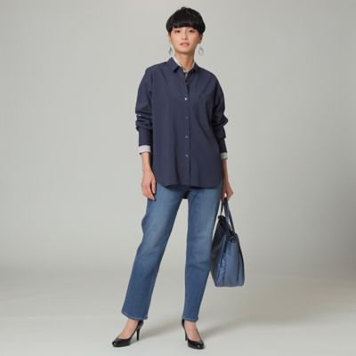 ◆◆＊Ｗｉｎｇｓ掲載＊【Ｌ】【ウォッシャブル】ストレッチストレートデニムパンツ（Ｕ７Ｒ２０１１０＿＿）
