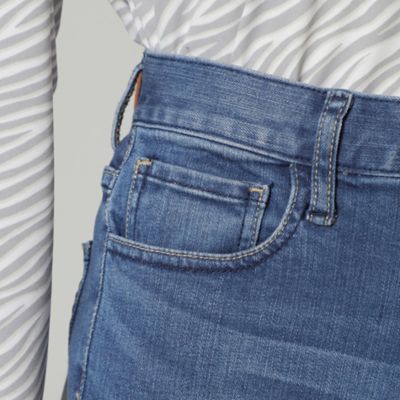 ◆◆＊Ｗｉｎｇｓ掲載＊【Ｌ】【ウォッシャブル】ストレッチストレートデニムパンツ（Ｕ７Ｒ２０１１０＿＿）