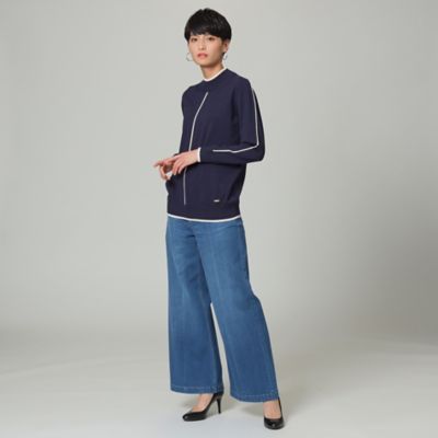 ◆◆＊Ｗｉｎｇｓ掲載＊【Ｌ】【ウォッシャブル】ストレッチバギーデニムパンツ（Ｕ７Ｒ２２１１０＿＿）