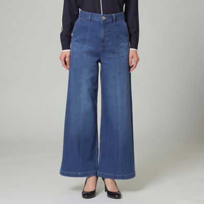 ◆◆＊Ｗｉｎｇｓ掲載＊【Ｌ】【ウォッシャブル】ストレッチバギーデニムパンツ（Ｕ７Ｒ２２１１０＿＿）
