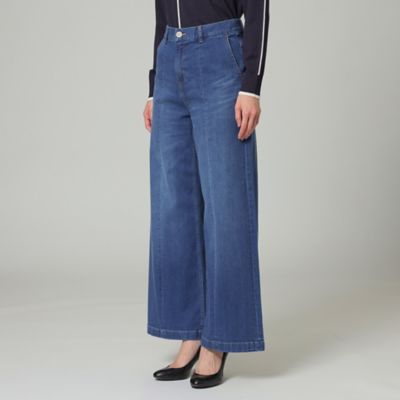 ◆◆＊Ｗｉｎｇｓ掲載＊【Ｌ】【ウォッシャブル】ストレッチバギーデニムパンツ（Ｕ７Ｒ２２１１０＿＿）