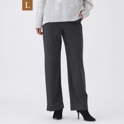 【送料無料】EVEX BY KRIZIA L (Women/大きいサイズ)/エヴェックス バイ クリツィアL【マシンウォッシャブル・保温性・吸湿発熱】デュアルウォームワイドパンツ(U7R25646__) グレー08L パンツ・ズボン【三越伊勢丹/公式】