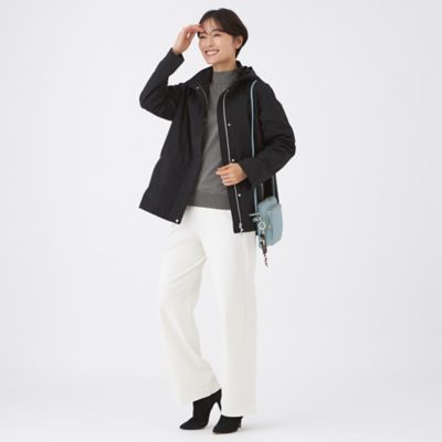 極美品 未使用？ カナダ製 wash2wear スエードレザー ストレートパンツ 近江晒セミワイドパンツ | human woman（ヒューマンウーマン