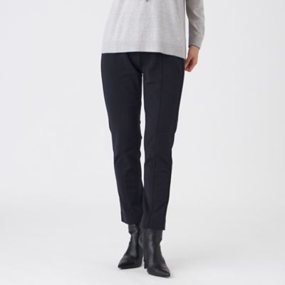 ＜EVEX BY KRIZIA L (Women/大きいサイズ)＞【Ｌ】【ウォッシャブル】裏起毛ハイテンションクロップドパンツ（Ｕ７Ｒ３２６８５＿＿）