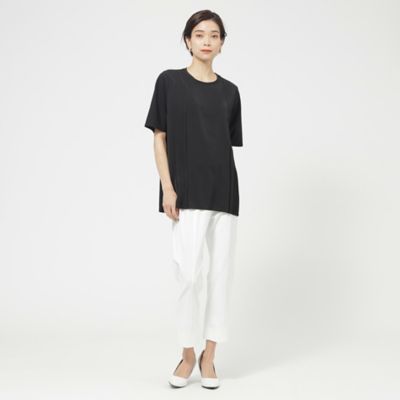 【Ｌ】【接触冷感】【ウォッシャブル】メリルハイテンションクロップドパンツ（Ｕ７Ｒ３４３３９＿＿）
