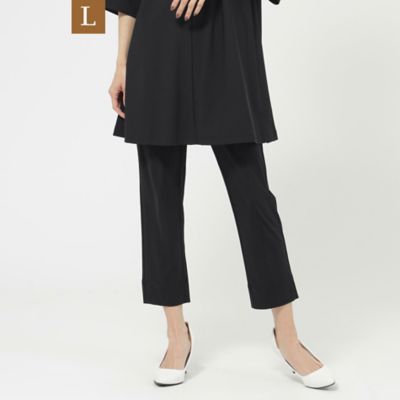 【Ｌ】【接触冷感】【ウォッシャブル】メリルハイテンションクロップドパンツ（Ｕ７Ｒ３４３３９＿＿）