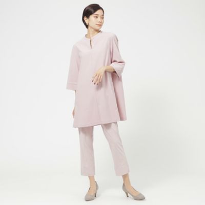 【Ｌ】【新色】【接触冷感】【ウォッシャブル】メリルハイテンションクロップドパンツ（Ｕ７Ｒ３４３７７＿＿）