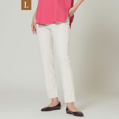 ＜EVEX BY KRIZIA L (Women/大きいサイズ)＞◆◆＊Ｗｉｎｇｓ掲載＊【Ｌ】【ウォッシャブル】【接触冷感】メリルハイテンションテーパードパンツ（Ｕ７Ｒ３５１５０＿＿）