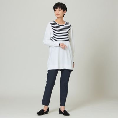 ◆◆＊Ｗｉｎｇｓ掲載＊【Ｌ】【ウォッシャブル】【接触冷感】メリルハイテンションテーパードパンツ（Ｕ７Ｒ３５１５０＿＿）