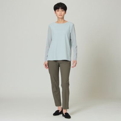 ◆◆＊Ｗｉｎｇｓ掲載＊【Ｌ】【ウォッシャブル】【接触冷感】メリルハイテンションテーパードパンツ（Ｕ７Ｒ３５１５０＿＿）