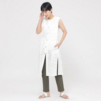 【Ｌ】【接触冷感】【ＵＶカット】【ウォッシャブル】メリルハイテンションテーパードパンツ（Ｕ７Ｒ３５５７８＿＿）