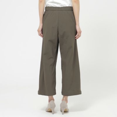 【Ｌ】【接触冷感】【ウォッシャブル】メリルハイテンションワイドクロップドパンツ（Ｕ７Ｒ３６３３９＿＿）