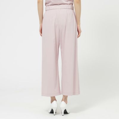 【Ｌ】【新色】【接触冷感】【ウォッシャブル】メリルハイテンションワイドクロップドパンツ（Ｕ７Ｒ３６３７７＿＿）