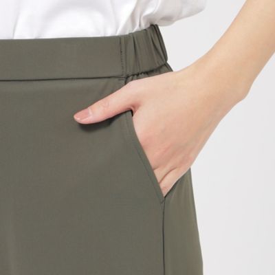 【Ｌ】【接触冷感】【ＵＶカット】【ウォッシャブル】メリルハイテンションワイドパンツ（Ｕ７Ｒ３６５７８＿＿）