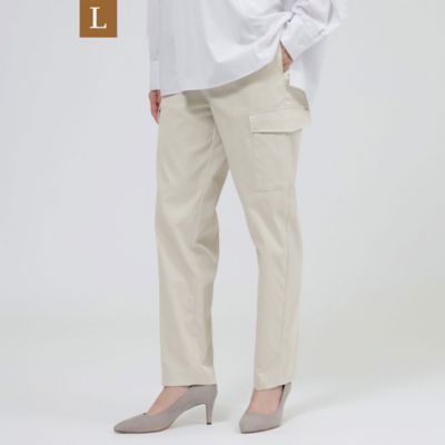 ＜EVEX BY KRIZIA L (Women/大きいサイズ)＞【Ｌ】【接触冷感】【吸水速乾】【ＵＶ対策】【ウォッシャブル】タスランチノカーゴパンツ（Ｕ７Ｒ４０１３９＿＿）