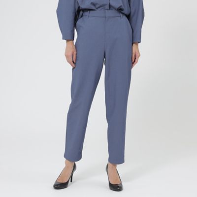 ＜EVEX BY KRIZIA L (Women/大きいサイズ)＞【Ｌ】【ウォッシャブル】デニムライク２ＷＡＹストレッチテーパードパンツ（Ｕ７Ｒ４１２１３＿＿）