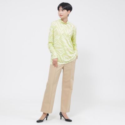 【Ｌ】【はっ水】【防しわ】【ＵＶ対策】【伸長回復】テックスブリッドセミフレアパンツ（Ｕ７Ｒ５０３１４＿＿）