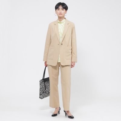 【Ｌ】【はっ水】【防しわ】【ＵＶ対策】【伸長回復】テックスブリッドセミフレアパンツ（Ｕ７Ｒ５０３１４＿＿）