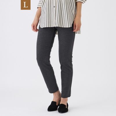 【送料無料】EVEX BY KRIZIA L (Women/大きいサイズ)/エヴェックス バイ クリツィアL【マシンウォッシャブル・保温性・吸湿発熱】デュアルウォームテーパードパンツ(U7R55646__) グレー08L パンツ・ズボン【三越伊勢丹/公式】