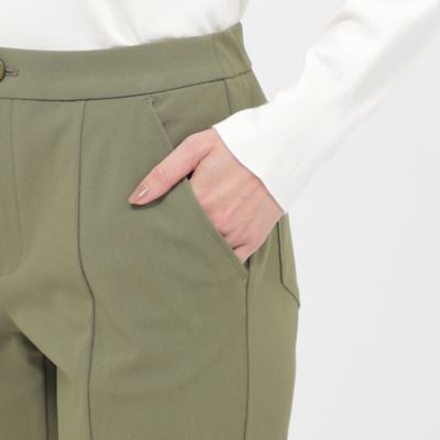 【Ｌ】【ウォッシャブル】ミドルハイテンションストレートシルエットパンツ（Ｕ７Ｒ５８２８５＿＿）
