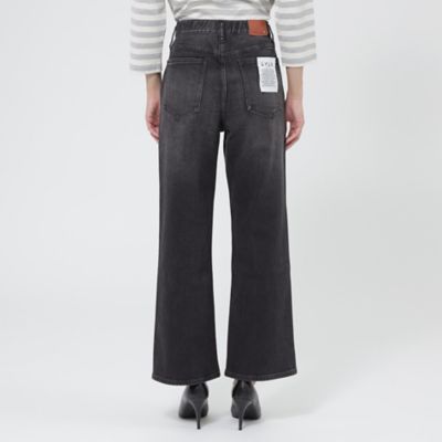 ２３ＡＷ＊Ｗｉｎｇｓ掲載＊【Ｌ】【ウォッシャブル】ストレッチデニムセミフレアパンツ（Ｕ７Ｒ６０２１８＿＿）