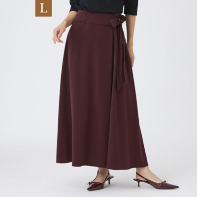＜EVEX BY KRIZIA L (Women/大きいサイズ)＞【Ｌ】【カタログ掲載品】【マシンウォッシャブル】ヴィーナスストレッチフレアスカート（Ｕ７Ｓ０１６３５＿＿）