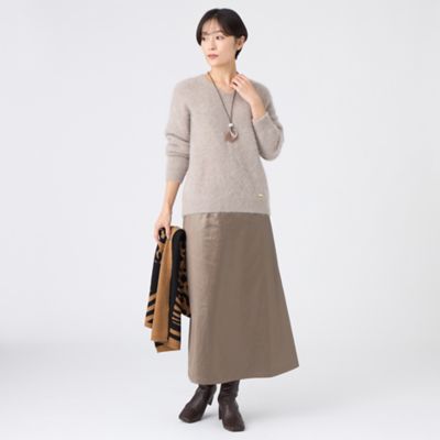 maonosukeスカート セール】裾ラップマーメイドスカート/MM427204（スカート）｜MISCH