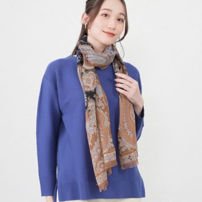 ＜AMACA (Women)＞ＢＩＮＤＡペイズリーストール（Ｖ５７１５２４２＿＿）