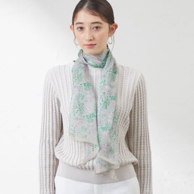 AMACA (Women)/アマカ シルクシアーフラワースカーフ（Ｖ５７３２５１１＿＿）