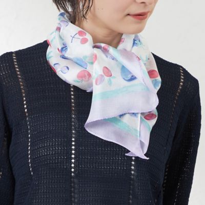 シルクメッシュフルーツスカーフ（Ｖ５７４４５２１＿＿）