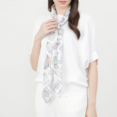 エルメス HERMES/スカーフ カレ55 香水瓶 Les flacons Bandana