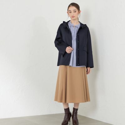 【23区】LIMONTA east マルチWAYタフタ コート　カーキ　M 38 LIMONTA east ショートコート｜アマカの通販｜&mall（アンド