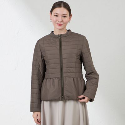 ＜AMACA (Women)＞キルトミドルコートショートコート（Ｖ５Ａ０７６３９＿＿）