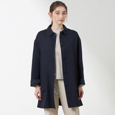 梳毛リバーステンカラーコート（V5B01637＿＿） | AMACA