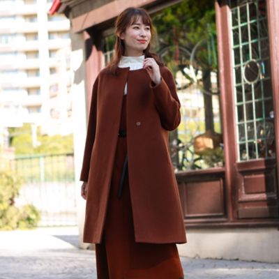美品 マックスマーラ Max Mara コート ベルト付き ロングコート 白タグ  