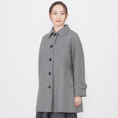 ＜AMACA (Women)＞【アクアドロップ】Ａラインステンカラーコート（Ｖ５Ｂ０４２６１＿＿）