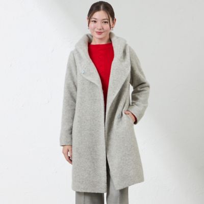 ＜AMACA (Women)＞【Ａｎｎｉｖｅｒｓａｒｙ　Ｐｉｅｃｅ】トンプキンパイルライトコート（Ｖ５Ｂ０８６４９＿＿）