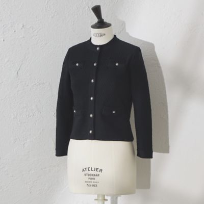 【ＡＴＥＬＩＥＲ　ＣＯＬＬＥＣＴＩＯＮ】ブークレージャカードニットジャケット（Ｖ５Ｅ７６５０８＿＿）