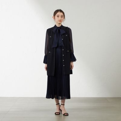 【ＡＴＥＬＩＥＲ　ＣＯＬＬＥＣＴＩＯＮ】ブークレージャカードニットロングジレ（Ｖ５Ｅ７７５０８＿＿）