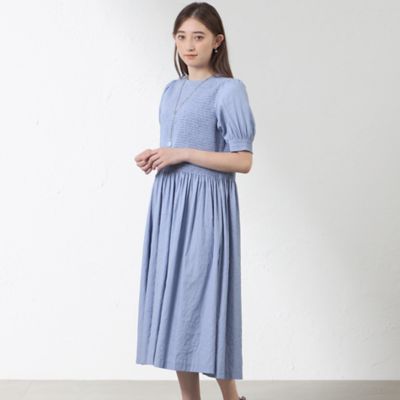 ＜AMACA (Women)＞ヴィンテージスラブシャーリーワンピース（Ｖ５Ｊ０８５６３＿＿）
