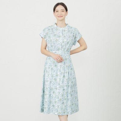 ＜AMACA (Women)＞【ＬＩＢＥＲＴＹ】タナローンシャツワンピ（Ｖ５Ｊ１２３７６＿＿）