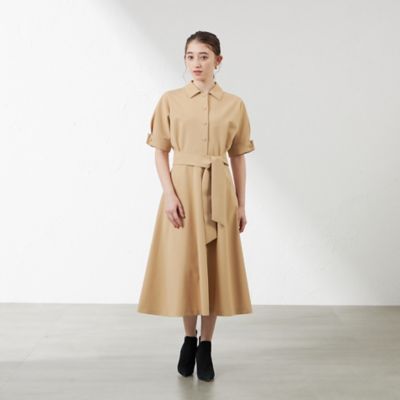 【ＷＥＢ・一部店舗限定】【ＡＴＥＬＩＥＲ　ＣＯＬＬＥＣＴＩＯＮ】コットンダブルクロスワンピース（Ｖ５Ｊ７４４１２＿＿）