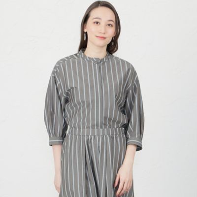 ＜AMACA (Women)＞レオファイン　シャツブルゾン（Ｖ５Ｍ１０３４３＿＿）